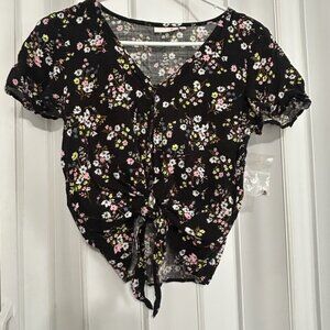 SO Brand Floral Blouse, NWOT Size XS